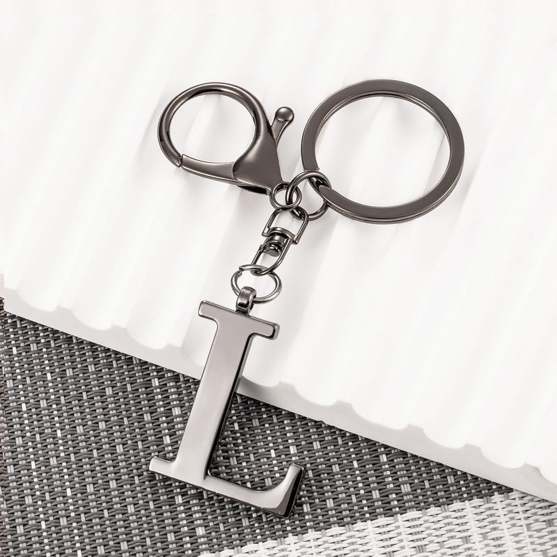 LAXPICOL Gold Letter A-Z Keychain for Women Bag Charms Purse Charms For Handbags Metal Alphabet Initial Letter Keychain - Image 2